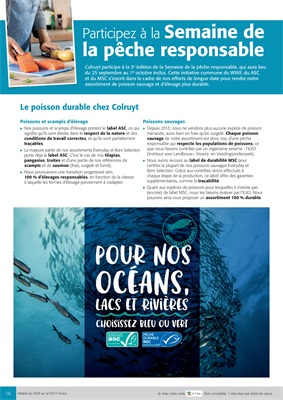 Folder Colruyt du 20/09/2017 au 03/10/2017 - Semaine de la pêche responsable