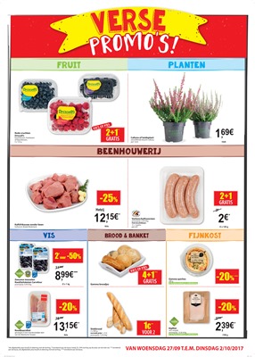 Carrefour Market folder van 27/09/2017 tot 02/10/2017 - Weekaanbiedingen