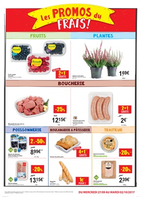 Folder Carrefour Market  du 27/09/2017 au 02/10/2017 - Offre de la semaine