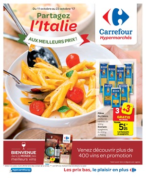 Folder Carrefour du 11/10/2017 au 23/10/2017 - Offre de la semaine