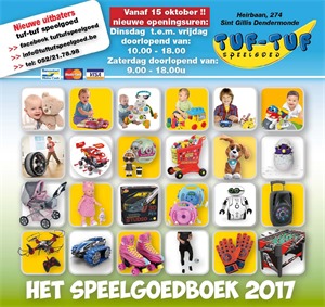 TufTuf folder van 16/10/2017 tot 06/12/2017 - Het speelgoedboek 2017