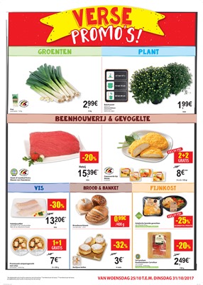 Carrefour Market folder van 25/10/2017 tot 31/10/2017 - Verse Promo's 