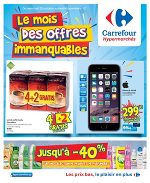 Folder Carrefour du 25/10/2017 au 06/11/2017 - Offre de la semaine