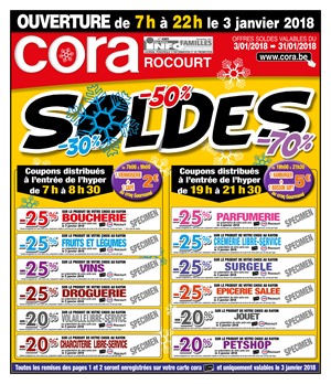 Folder Cora du 03/01/2018 au 31/01/2018 - soldes d'hiver cora rocourt