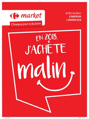Folder Carrefour Market  du 03/01/2018 au 14/01/2018 - Promo de la semaine