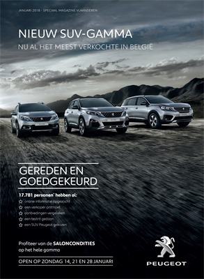 Peugeot folder van 01/01/2018 tot 31/01/2018 - Saloncondities januari
