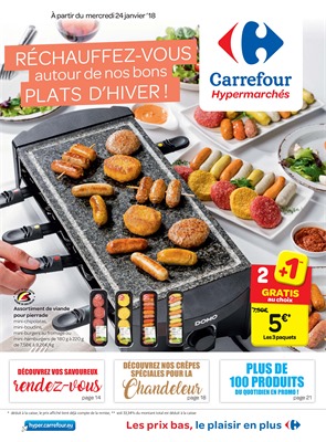 Folder Carrefour du 24/01/2018 au 05/02/2018 - Promo de la semaine