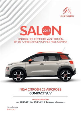 Citroën folder van 08/01/2018 tot 31/01/2018 - Solden 2018