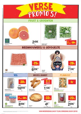 Carrefour folder van 24/01/2018 tot 30/01/2018 - Verse promo's