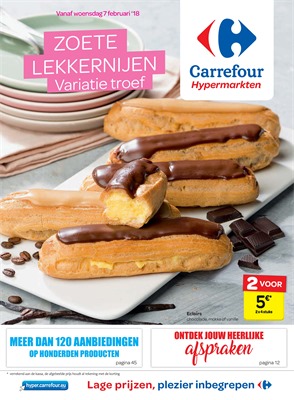 Carrefour folder van 07/02/2018 tot 19/02/2018 - Zoete lekkernijen
