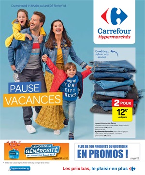 Folder Carrefour du 14/02/2018 au 26/02/2018 - Promo de la semaine