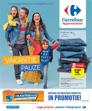 Carrefour folder van 14/02/2018 tot 26/02/2018 - Promo van de week
