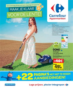 Carrefour folder van 28/02/2018 tot 12/03/2018 - Maak je klaar voor de lente!