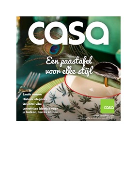 Casa folder van 26/02/2018 tot 25/03/2018 - promoties van de volgende weken