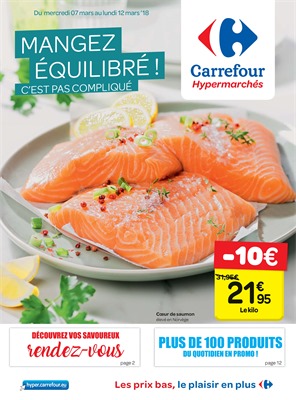 Folder Carrefour du 07/03/2018 au 12/03/2018 - promos de la semaine