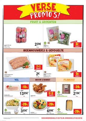 Carrefour Market folder van 21/03/2018 tot 27/03/2018 - promoties van de week