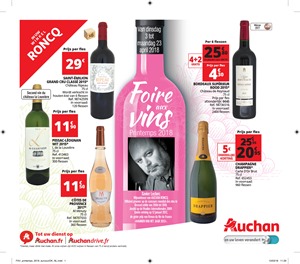 Auchan Roncq folder van 26/03/2018 tot 23/04/2018 - promoties van de maand
