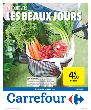 Folder Carrefour du 04/04/2018 au 16/04/2018 - promotions de la semaine