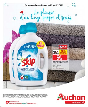 Folder Auchan du 04/04/2018 au 15/04/2018 - promotions de la semaine