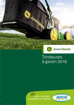 Folder Aveve du 01/05/2018 au 14/02/2019 - john deere tondeuses