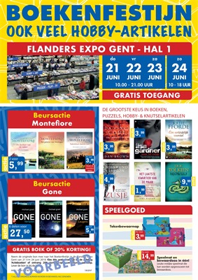 Boekenfestijn folder van 01/06/2018 tot 31/07/2018 - Folder juni