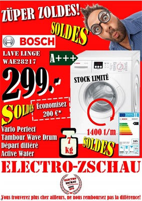 Folder Electro Zschau du 01/07/2018 au 31/07/2018 - promotions du mois