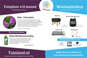 Tuinland folder van 01/08/2018 tot 30/09/2018 - maandpromoties