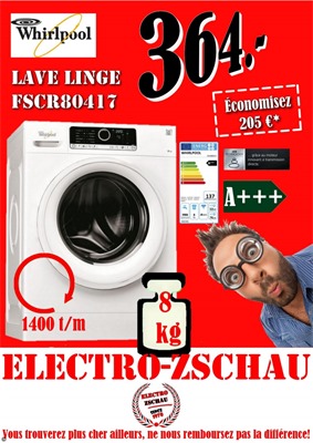 Folder Electro Zschau du 01/08/2018 au 31/08/2018 - Promotions du mois