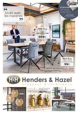 Folder Henders & Hazel du 01/09/2018 au 12/10/2018 - promotions du mois