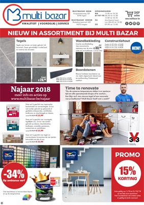 Multi Bazar folder van 29/10/2018 tot 30/11/2018 - Najaarsflyer