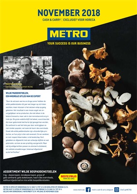 Metro folder van 01/11/2018 tot 30/11/2018 - Metro November