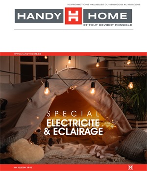 Folder HandyHome du 18/10/2018 au 11/11/2018 - Electricité et Eclairage