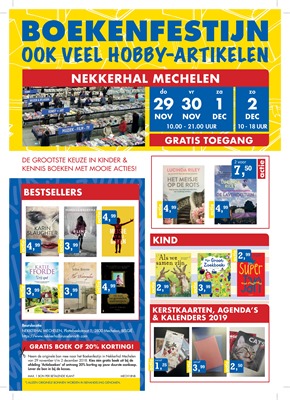 Boekenfestijn folder van 26/11/2018 tot 02/12/2018 - Weekpromoties