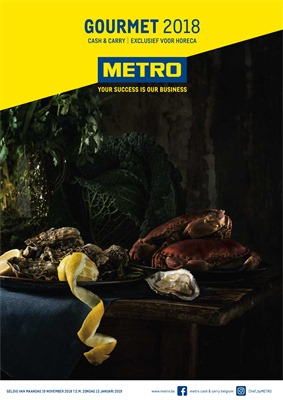 Metro folder van 18/11/2018 tot 13/01/2019 - Gourmet special