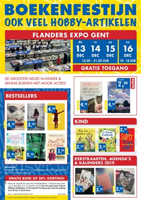 Boekenfestijn folder van 03/12/2018 tot 16/12/2018 - Aankomende events