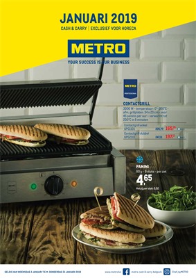 Metro folder van 01/01/2019 tot 31/01/2019 - Grill