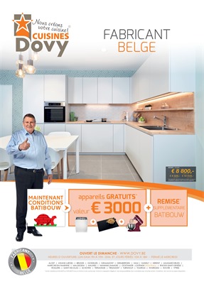 Folder Cuisines Dovy du 01/01/2019 au 31/01/2019 - Promotions du mois