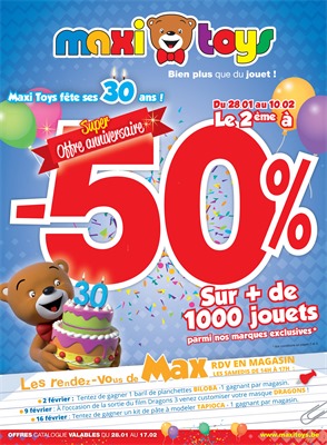 Folder Maxi Toys du 28/01/2019 au 10/02/2019 - Promotions de la semaine