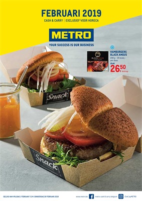 Metro folder van 01/02/2019 tot 28/02/2019 - Snackbar