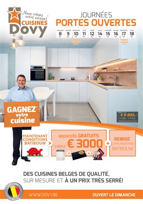 Folder Cuisines Dovy du 01/02/2019 au 03/03/2019 - Promotions du mois