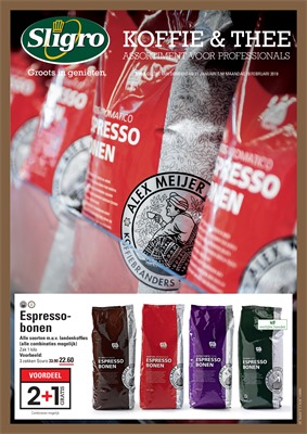 Sligro folder van 31/01/2019 tot 18/02/2019 - Koffie