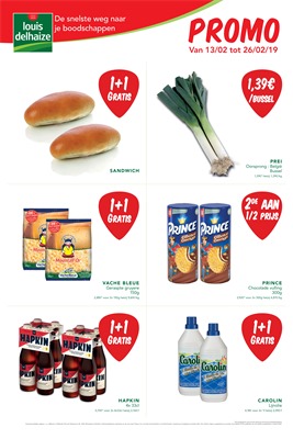 louis delhaize folder van 13/02/2019 tot 26/02/2019 - weekpromoties