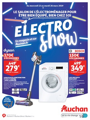 Folder Auchan du 13/03/2019 au 26/03/2019 - Electro Show