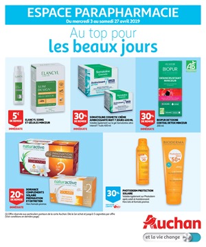 Folder Auchan du 03/04/2019 au 27/04/2019 - Parapharmacie