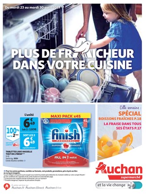 Folder Auchan du 23/04/2019 au 30/04/2019 - Promotions de la semaine