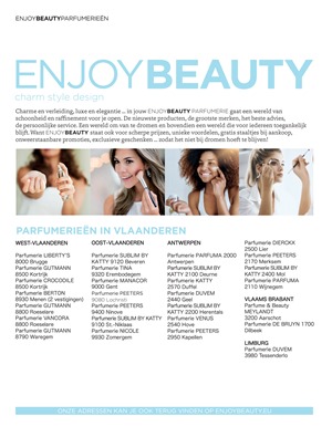 Enjoy Beauty folder van 01/05/2019 tot 12/06/2019 - Overzicht parfumeriën