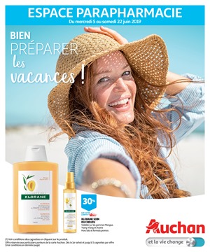 Folder Auchan du 05/06/2019 au 22/06/2019 - Parapharmacie