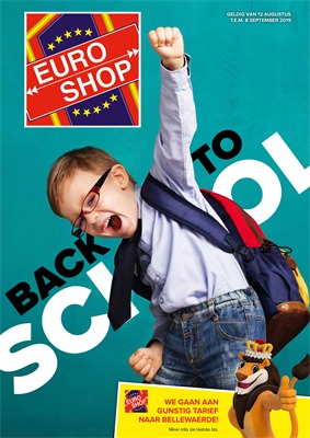 Euro Shop folder van 12/08/2019 tot 08/09/2019 - Schoolfolder