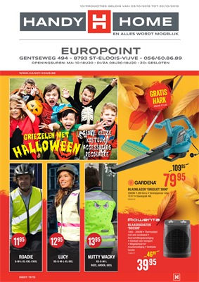 Europoint folder van 03/10/2019 tot 20/10/2019 - Maandpromoties