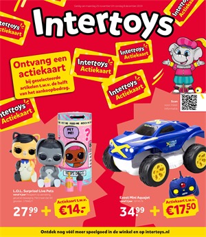 Intertoys folder van 25/11/2019 tot 08/12/2019 - Sint